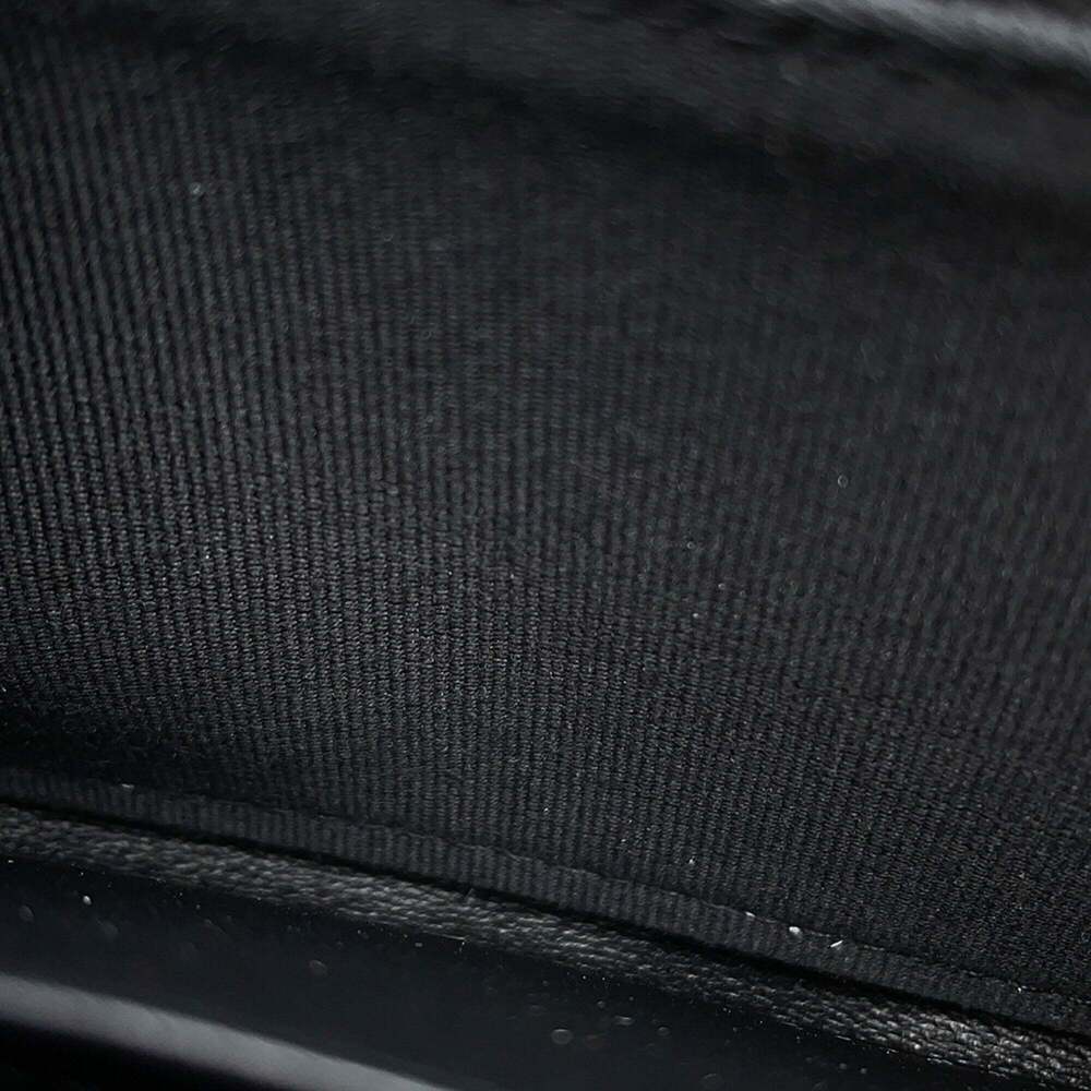 CHANEL Black Lambskin Leather Logo Wallet - Picture 7 of 10